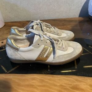 Paul Green Tilly Shoes ivory with gold 8